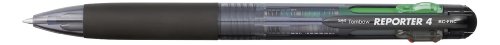 Tombow BC-FRC12 Vierfarb-Kugelschreiber Reporter 4, lose, transparent schwarz von Tombow