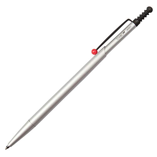 Tombow BC-SAZ04 Kugelschreiber Zoom 727 inklusive Geschenkverpackung, silber/rot von Tombow