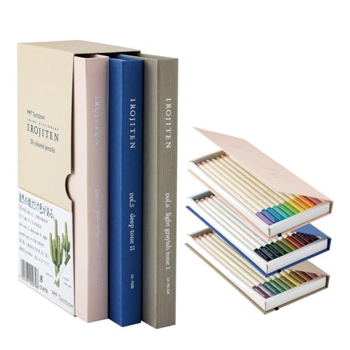 Tombow CI-RTB-30C Künstlerfarbstift Irojiten, Karton-Sammelbox mit 3 Sets, 30 Farben, 1 stück (30er Pack) von Tombow