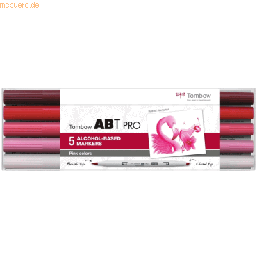 Tombow Dual-Fasermaler ABT Pro Keilspitze/Pinselspitze Alkoholbasis VE von Tombow