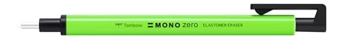 Tombow EH-KUR63 Präzisionsradierer, MONO zero nachfüllbar, runde Spitze neon grün, Durchmesser 2.3 mm von Tombow