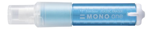 Tombow EH-SSM40 Radierstift MONO one nachfüllbar, transparent blau von Tombow