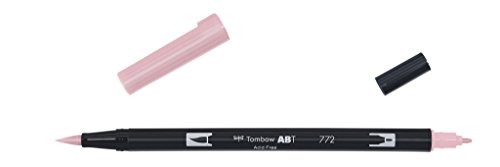 Tombow Fasermaler ABT Dual Brush Pen mit zwei Spitzen, 772 Dusty Rose von Tombow