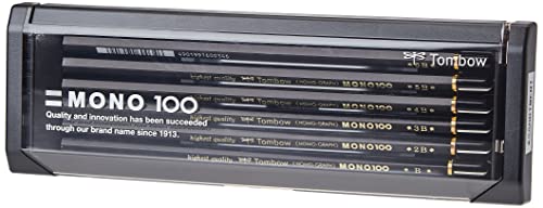 Tombow MONO-100-AS Bleistift Mono 100, 12-er Set, Schwarz von Tombow