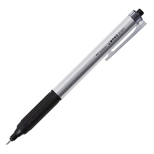 Tombow MONO Graph Lite Kugelschreiber, silberfarben von Tombow