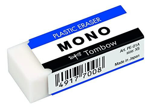 Tombow PE-01A Radierer MONO XS, PVC, phthalat und latexfrei, 11 g von Tombow