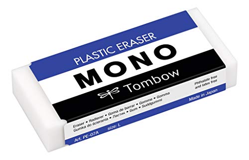 Tombow PE-07A Radierer MONO L, PVC, phthalat- und latexfrei, 38 g Tombow PE-07A Radierer MONO L, PVC, phthalat- und latexfrei, 38 g von Tombow