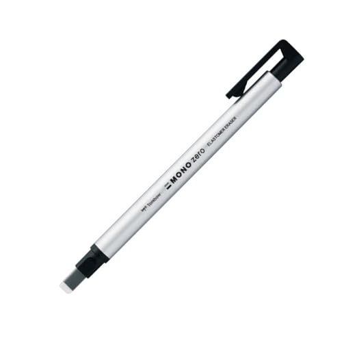 Tombow Radiergummihalter, quadratischer Mono-Null-Former, silberfarben (EH-KUS04) von Tombow