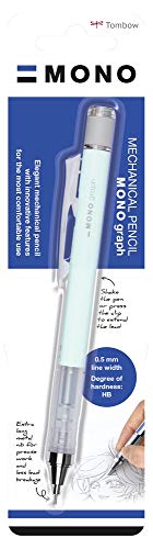 Tombow SH-MG64-BS, Druckbleistift MONO graph, Blister, minzgrün, 1 Stück (1er Pack) Tombow SH-MG64-BS, Druckbleistift MONO graph, Blister, minzgrün, 1 Stück (1er Pack) von Tombow