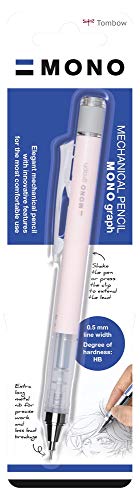 Tombow SH-MG84-BS, Druckbleistift MONO graph, Blister, korallenrose, 1 Stück (1er Pack) Tombow SH-MG84-BS, Druckbleistift MONO graph, Blister, korallenrose, 1 Stück (1er Pack) von Tombow