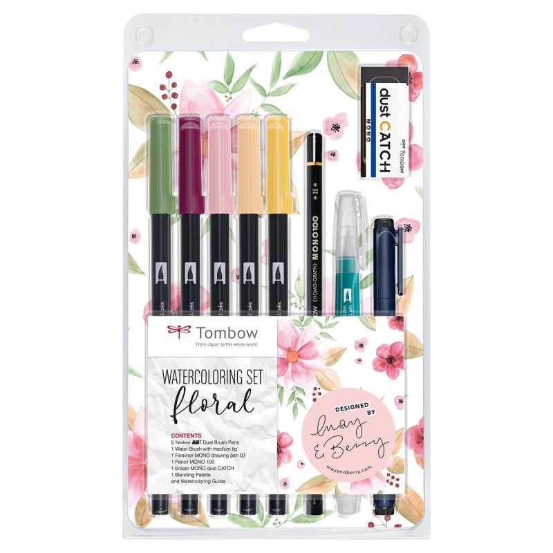 Tombow Watercoloring Set Floral von May&Berry