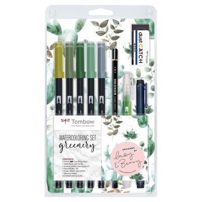 Tombow Watercoloring Set Greenery von May&Berry