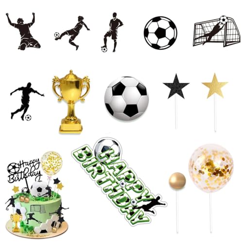 Tomedeks 29 Stück Tortendeko Fussball, Fußball Torte Topper, Fußball Spieler Torte Dekorationen, Fußball Tortendeko,Fussball Deko Geburtstag Kinder, Fußball Sport Thema Geburtstag Party Suppplies Tomedeks 29 Stück Tortendeko Fussball, Fußball Torte Topper, Fußball Spieler Torte Dekorationen, Fußball Tortendeko,Fussball Deko Geburtstag Kinder, Fußball Sport Thema Geburtstag Party Suppplies von Tomedeks