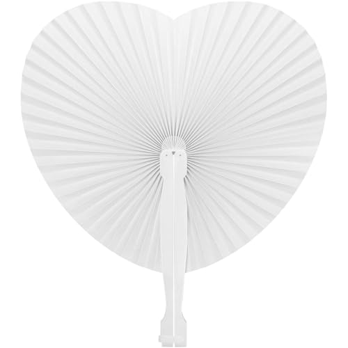 Tomkity 60 Pack Fächer Hochzeit Weiß Handfächer Hochzeitsgeschenke Hochzeitsdeko Papierfächer für Hochzeit Party Tomkity 60 Pack Fächer Hochzeit Weiß Handfächer Hochzeitsgeschenke Hochzeitsdeko Papierfächer für Hochzeit Party von Tomkity