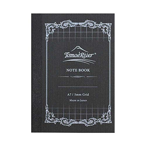 Tomoe River FP TMR-A7NB-5HW Notizbuch, 7,4 x 10,4 cm, 160 Seiten (80 Blatt), 5 mm kariert, Weiß von Tomoe River