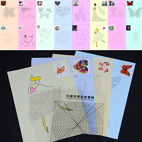 18 neue DIY-Version Zeichnungen Ortung Papier Quilling Werkzeug Craft Collection Set für Scrapbooking von Tomorrow Store
