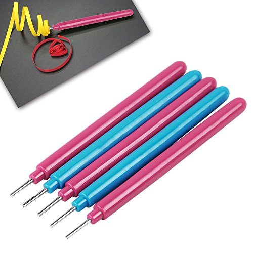 5 x Papier-Quilling-Werkzeug Nadelstift für Bastelarbeiten von Tomorrow Store