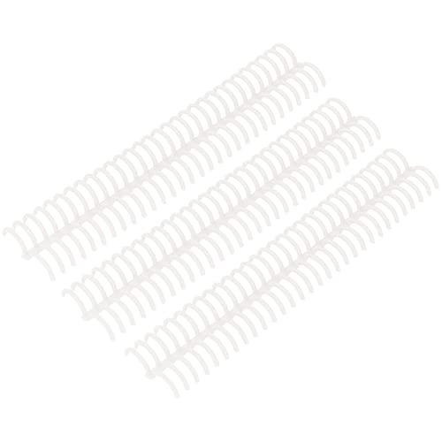 10 Stück Kunststoff Bindekämme, 22mm Durchmesser 30 Löcher Spiralbindungsrücken Buchbinder für die Herstellung von Dokumenten, Notizbüchern, Dateien, Alben (Transparent) von Tomotato