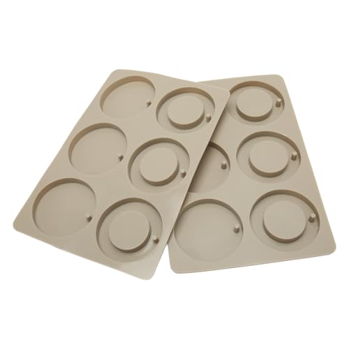 2 Stück Silikonform, Kreise Ringe Harzform DIY Wachsform Schmuckgussform für Kerzen, Aromatherapie, Gips, handgemachte Seife 2 Stück Silikonform, Kreise Ringe Harzform DIY Wachsform Schmuckgussform für Kerzen, Aromatherapie, Gips, handgemachte Seife von Tomotato