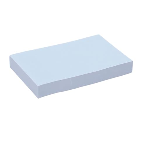 3x2in helle Sticky -Noten, 100 Blätter starke Selbstklebernotenpolster, Klebstoff -Memo -Pfosten, Sticky Notes Masse für Home Office School Arbeit, Anzug für vertikale (Morandi Typ Blue) von Tomotato