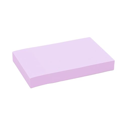 3x2in helle Sticky -Noten, 100 Blätter starke Selbstklebernotenpolster, Klebstoff -Memo -Pfosten, Sticky Notes Masse für Home Office School Arbeit, Anzug für vertikale (Morandi Typ Purpur) von Tomotato
