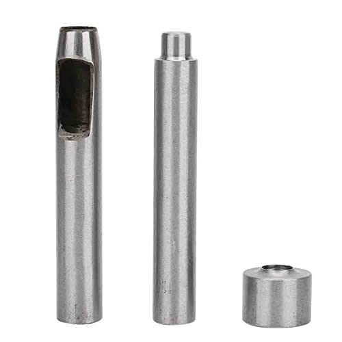 Eyelet Hole Punch Stempel Set Edelstahl Round Hollow Punch Tool Kit für Kleidung Leder DIY BRÜFEN Rucksack Schuhe Hüte Hüte (11,5 mm) von Tomotato