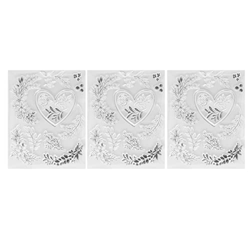 Klare Briefmarken für Kartenherstellung Briefmarken für Scrapbooking recycelbarer DIY -Kombination transparenter Stempel für Einladungen Umhüllungen Diaries Scrapbooking von Tomotato