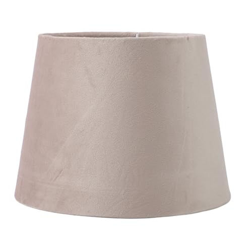Flusen Kronleuchter Lampenschirm E27 E14 Konischer Ersatzschirm Tischlampe, Tischlampenschirm Clip Auf Glühbirne für Kristall Tischleuchte Schreibtischlampe Wandleuchte Stehleuchte(Beigegelb) von Tomotato