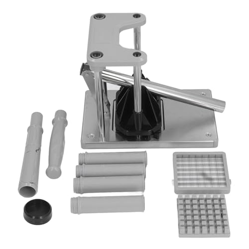 Tomotato Gemüseschneider Obstschneider, Effizienter Küchenhelfer mit Press-Schneidetechnik für gleichmäßige Pommes und Gemüsestücke, aus ABS und Edelstahl, Ideal für Restaurant und von Tomotato