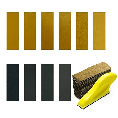Mikro-Detailschleifer mit 100 Schleifpapier, 8,9 x 2,5 cm, Mini-Schleifmaschinen-Set für Handwerk, Holz und kleine Räume, P60/120/240/400/600/800/1000/1200/1500/200000 Mikro-Detailschleifer mit 100 Schleifpapier, 8,9 x 2,5 cm, Mini-Schleifmaschinen-Set für Handwerk, Holz und kleine Räume, P60/120/240/400/600/800/1000/1200/1500/200000 von Tongbay