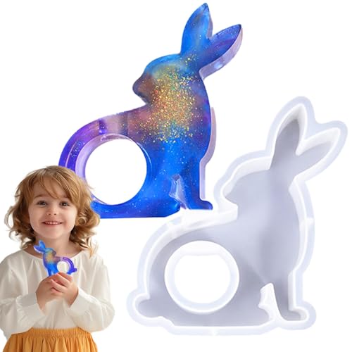 -Silikonformen, Hasenharz, handgefertigte Silikonform, Seife, Kerzen, Gips, schöne Epoxidharz, Osterhase, Kerzenform für Bastelarbeiten, Dekoration -Silikonformen, Hasenharz, handgefertigte Silikonform, Seife, Kerzen, Gips, schöne Epoxidharz, Osterhase, Kerzenform für Bastelarbeiten, Dekoration von Tongfer