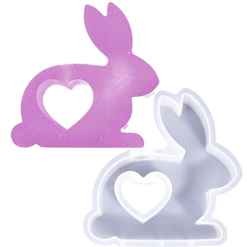 -Silikonformen, Hasenharz, handgefertigte Silikonform, Seife, Kerzen, Gips, schöne Epoxidharz, Osterhase, Kerzenform für Bastelarbeiten, Dekoration -Silikonformen, Hasenharz, handgefertigte Silikonform, Seife, Kerzen, Gips, schöne Epoxidharz, Osterhase, Kerzenform für Bastelarbeiten, Dekoration von Tongfer