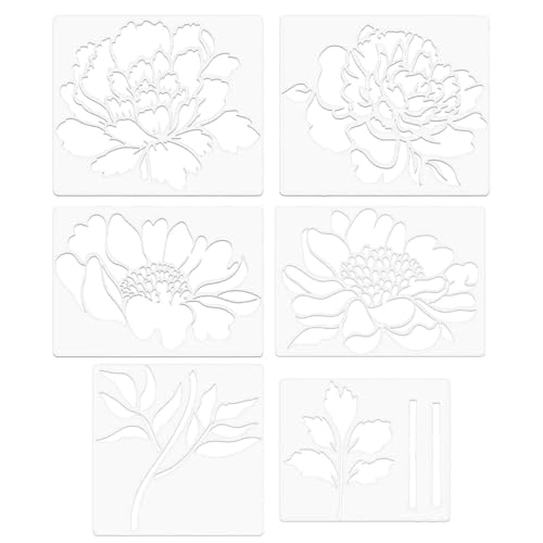 Zaunschablonen zum Malen – Kreative Blumen-Wandschablone, Malschablonen, wiederverwendbare Blumengartenschablone, Blumenschablonen für Garten, Hof, Balkon Zaunschablonen zum Malen – Kreative Blumen-Wandschablone, Malschablonen, wiederverwendbare Blumengartenschablone, Blumenschablonen für Garten, Hof, Balkon von Tongfer
