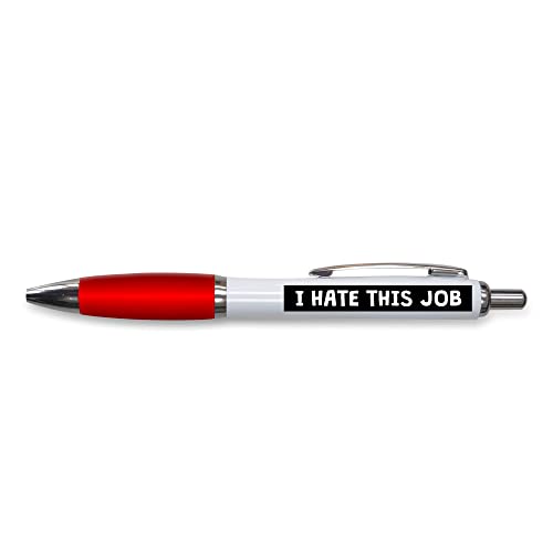 Lustiges Geschenk für Kugelschreiber, Arbeitskollegen, Arbeitsgeschenk, Arbeitskollegen, Abschiedsarbeit, Geschenk für Arbeit, Arbeit, Abschied,"I Hate This Job" | Joke Stationary | PP31 von Tongue in Peach