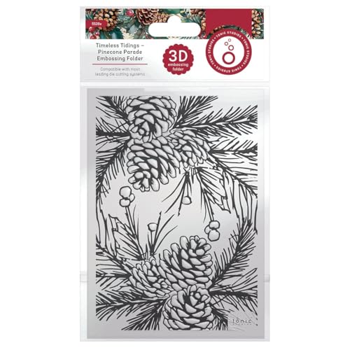 Tonic Studios 3D Embossing Folder-Pinecone Parade - Timeless Tidings Tonic Studios 3D Embossing Folder-Pinecone Parade - Timeless Tidings von Tonic Studios