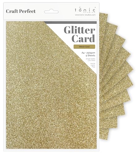 Tonic Studios 9942e Cardstock, Gold, A4 von Tonic Studios