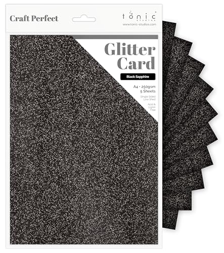 Tonic Studios Fertigen Sie perfekte A4 Glitzerkarte - Schwarze Schönheit Tonic Studios Fertigen Sie perfekte A4 Glitzerkarte - Schwarze Schönheit von Tonic Studios