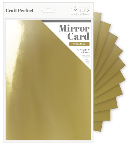 Tonic Studios Craft Card, Polished Gold, A4 Tonic Studios Craft Card, Polished Gold, A4 von Tonic Studios
