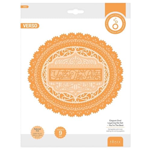 Tonic Studios - Elegantes ovales Stanzformen-Set – You're The Best – 4898E Tonic Studios - Elegantes ovales Stanzformen-Set – You're The Best – 4898E von Tonic Studios