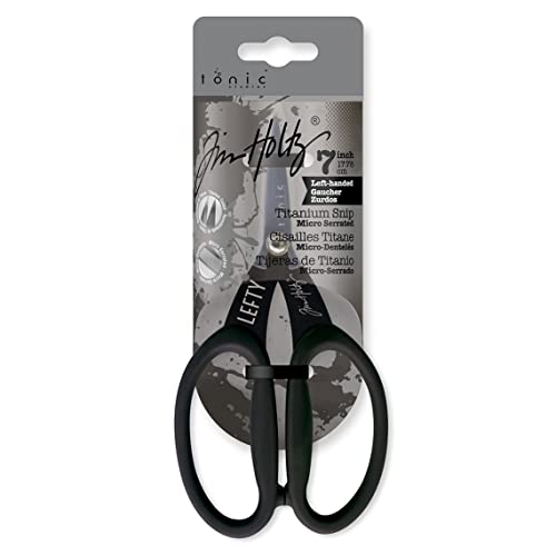 Tonic Studios Tim Holtz Titan-Schere, 17,8 cm, antihaftbeschichtet, Mikrogezahnt, 17,8 cm Tonic Studios Tim Holtz Titan-Schere, 17,8 cm, antihaftbeschichtet, Mikrogezahnt, 17,8 cm von Tonic Studios