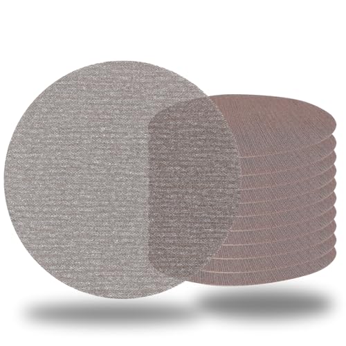 10 Stück 22,9 cm Netz-Schleifscheiben, Körnung 80, Haken und Schlaufe, langlebig, verstopfungsfest, staubfrei für Holz/Metall/Trockenbau, passend für alle 22,9 cm Schleifmaschinen 10 Stück 22,9 cm Netz-Schleifscheiben, Körnung 80, Haken und Schlaufe, langlebig, verstopfungsfest, staubfrei für Holz/Metall/Trockenbau, passend für alle 22,9 cm Schleifmaschinen von Tonmp