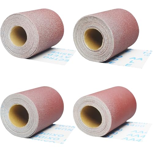 Schleifpapier-Rolle, insgesamt 20 Meter, 80, 120, 220, 320 Körnungen pro Rolle, 4,5 m, Schleifpapier für Holzbearbeitung, Automobil, Metallpolieren Schleifpapier-Rolle, insgesamt 20 Meter, 80, 120, 220, 320 Körnungen pro Rolle, 4,5 m, Schleifpapier für Holzbearbeitung, Automobil, Metallpolieren von Tonmp