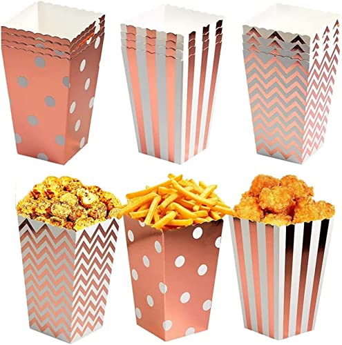 Popcorn-Boxen Popcorn Tüte Pappe Candy Container für Geburtstage, Filmabend, Karneval, Kino, Party (18er Pack) von Tonone