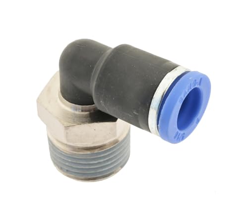 IQS Winkel - Steckverschraubung Inch NPT 1/4" - 5/16" (7,94 mm), IQS-Standard von ToolNerds