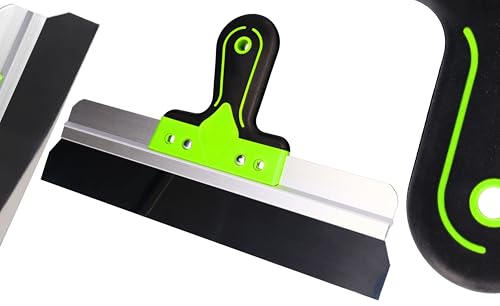 ToolSpace Flächenspachtel Edelstahl Breitspachtel 450 mm Gipskarton Spachtel zum Auftragen Spachtelmasse Gips Putz Fassadenspachtel ideal für Trockenbau Verputzen glättspachtel Glätter Wandspachtel von ToolSpace
