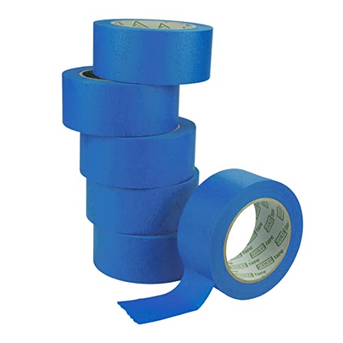 ToolSpace Kreppband Malerband Set Blau - Profi Maler Klebeband für Renovierungsarbeiten Masking Tape - Lösungsmittelfrei 48 mm / 50 m Rolle Set mit 6 Stück 300 m ToolSpace Kreppband Malerband Set Blau - Profi Maler Klebeband für Renovierungsarbeiten Masking Tape - Lösungsmittelfrei 48 mm / 50 m Rolle Set mit 6 Stück 300 m von ToolSpace