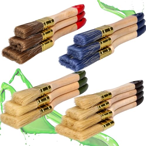 ToolSpace Pinselset Flachpinsel-Set 13er Set Profi Pinsel für Acryl Lasurpinsel, Flachpinsel mit Naturholzgriff, Lackierpinsel von 25 mm bis 76 mm - zum Streichen Komplettset für Heim- Profimaler ToolSpace Pinselset Flachpinsel-Set 13er Set Profi Pinsel für Acryl Lasurpinsel, Flachpinsel mit Naturholzgriff, Lackierpinsel von 25 mm bis 76 mm - zum Streichen Komplettset für Heim- Profimaler von ToolSpace