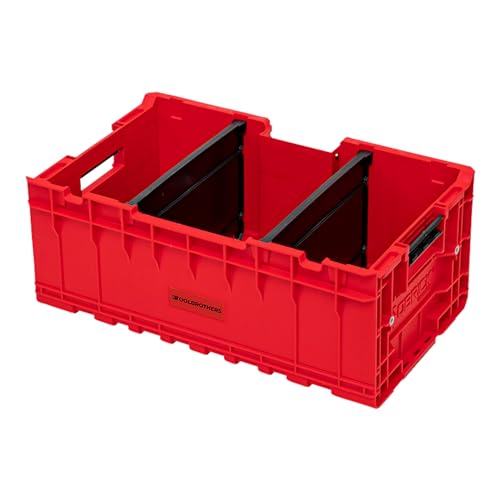 Toolbrothers RHINO XXL Werkzeug Box ULTRA Custom Stapelbehälter 576 x 359 x 237 mm 35 l stapelbar von Toolbrothers