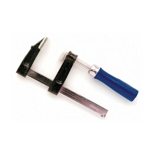 Toolland Schraubzwinge Bastler, Spannzwinge, Spanner, F-Zwinge, Klemme, Einhandzwinge für Holzbearbeitung, max. Öffnung 100 mm, 100 x 50 mm, 275 g, ergonomischer Griff, Stahl/Holz Toolland Schraubzwinge Bastler, Spannzwinge, Spanner, F-Zwinge, Klemme, Einhandzwinge für Holzbearbeitung, max. Öffnung 100 mm, 100 x 50 mm, 275 g, ergonomischer Griff, Stahl/Holz von Toolland a land of possibilities