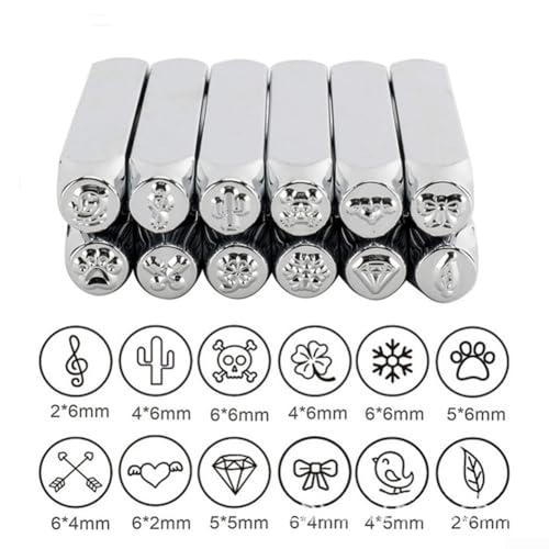 Basteln Sie Ihre eigenen Designs mit Chrom-Vanadium-Stahl-Metallstempel-Werkzeug-Set Basteln Sie Ihre eigenen Designs mit Chrom-Vanadium-Stahl-Metallstempel-Werkzeug-Set von ToolsEvery